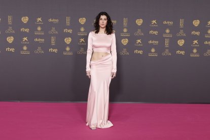 Elena Martín en la alfombra roja de la 38 edición de los Premios Goya. -RTVE