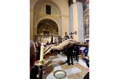 Vía Crucis procesional del Cristo de los Carboneros. COFRADÍA DE LAS ANGUSTIAS