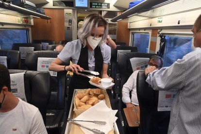 Primer viaje comercial AVE Burgos-Madrid. - ICAL