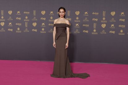 Hiba Abouk en la alfombra roja de la 38 edición de los Premios Goya. -RTVE