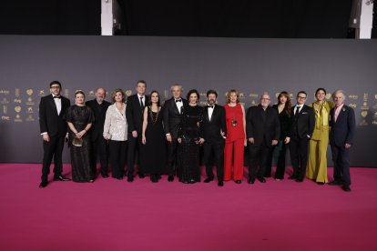 El equipo de 'Cerrar los Ojos'. -PREMIOS GOYA