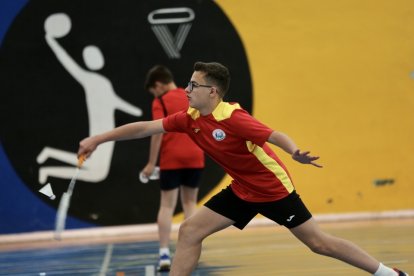 Clausura de la competición de bádminton en Tordesillas. / E. M.