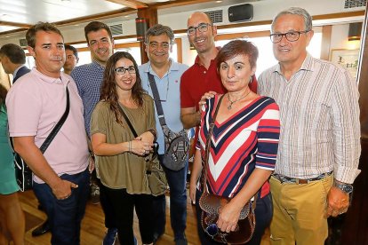 Óscar Castañeda, Alberto Garrote, Beatriz Tomé, César Hernández, David Toribia, Blanca Mediavilla y Pedro Calvo (WPD).