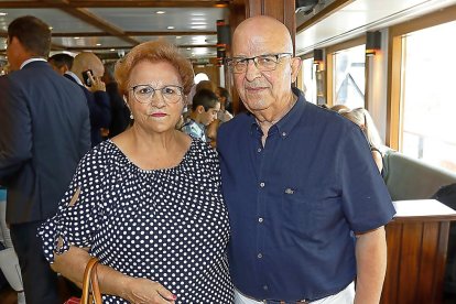 María del Carmen Lorenzo y Teodorindo Chillón (Museo del Queso Chillón).