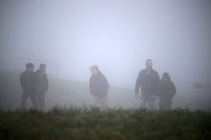 segunda jornada del Nacional de Galgos en Nava del Rey. / JACI NAVAS