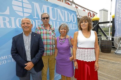 José Modesto (Renfe), Victoriano Pérez, Blanca Alde (Doc 6) y Pilar Alexandre (Junta).