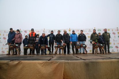 Presentación de la segunda jornada del Nacional de Galgos en Nava del Rey. / JACI NAVAS