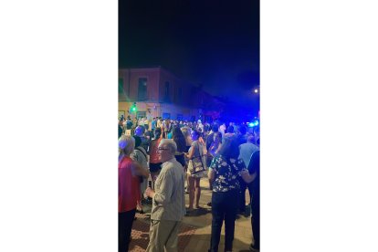 Explosión en la calle Goya de Valladolid. E. M.