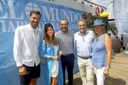 Francisco Ortega (Alcalde Geria), Susana Suárez (Alcaldesa Zaratán) Miguel Ángel Oliveira (PP Tordesillas), Luis Chico y Olga Martin.