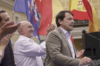 Mitin de cierre de campaña del PP en Valladolid.-ICAL