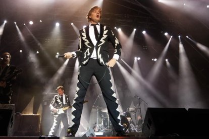 Concierto de The Hives en la plaza Mayor.- J. M. LOSTAU