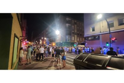 Explosión de gas en la calle Goya de Valladolid. E. M.
