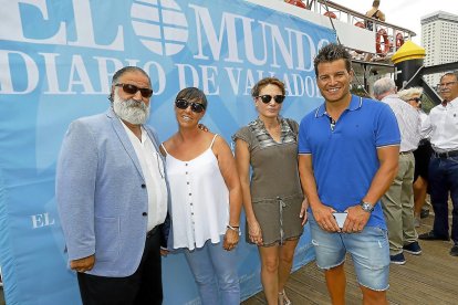 Javier Pérez Andrés (El Mundo), Tere D., Mari Mayó y Álvaro Parada.