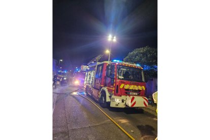 Explosión en la calle Goya de Valladolid. E. M.