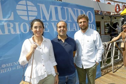 Elma Rodrígurez,  Rubén Huerta y Alfredo Ballesteros (Academia IPE).