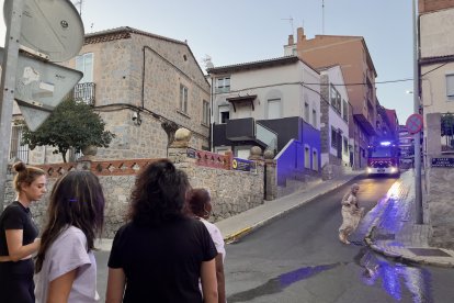 Explosión en la calle Goya de Valladolid. ICAL