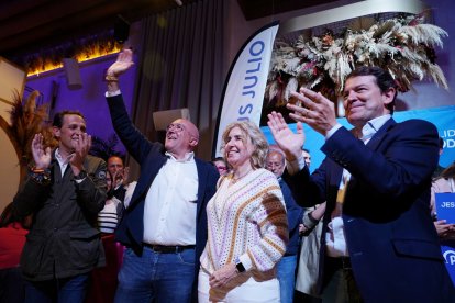 Celebración del PP en Valladolid tras las elecciones municipales. E.M.