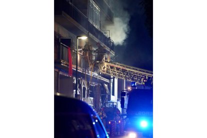 Explosión en la calle Goya de Valladolid. E.M.