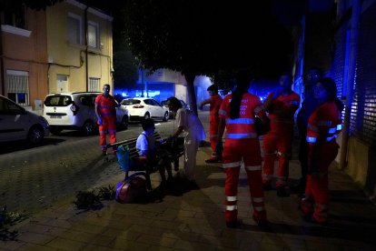 Explosión en la calle Goya de Valladolid. E.M.