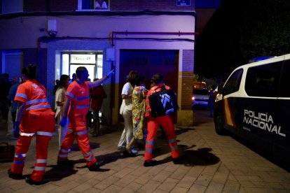Explosión en la calle Goya de Valladolid. E.M.