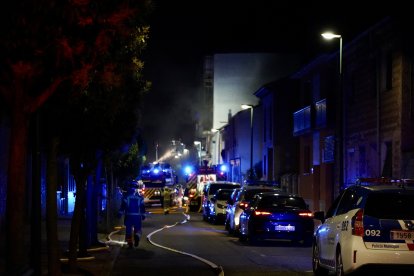 Explosión en la calle Goya de Valladolid. E.M.