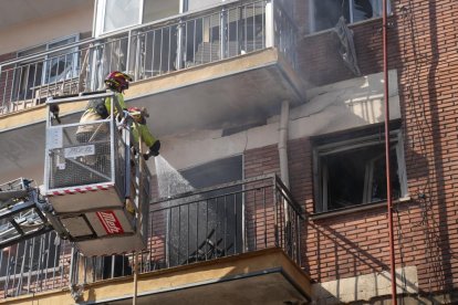 Explosión calle Goya de Valladolid .-J.M. LOSTAU