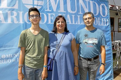 Daniel Gigante, Ana Gigante y Félix García (UVA).