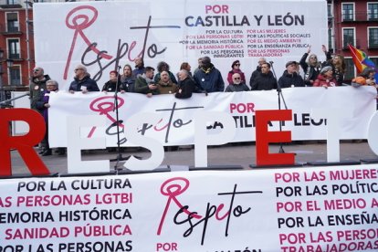 Manifestación Por el Respeto a Castilla y León en Valladolid. ICAL