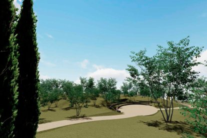 Recreación de cómo quedará El Tomillo en Los Santos Pilarica de Valladolid tras su restauración.-E. M.