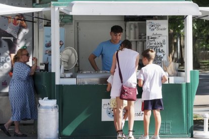 Segunda ola de calor en Valladolid en la zona de Plaza Zorrilla y Campo Grande.- PHOTOGENIC