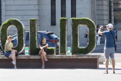 Segunda ola de calor en Valladolid en la zona de Plaza Zorrilla y Campo Grande.- PHOTOGENIC