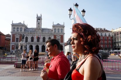 Manifestación en defensa de los derechos LGTBI+, convocada por Fundación Triángulo.-ICAL