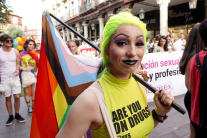 Manifestación en defensa de los derechos LGTBI+, convocada por Fundación Triángulo.-ICAL