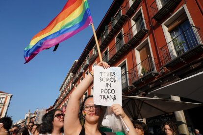 Manifestación en defensa de los derechos LGTBI+, convocada por Fundación Triángulo.-ICAL