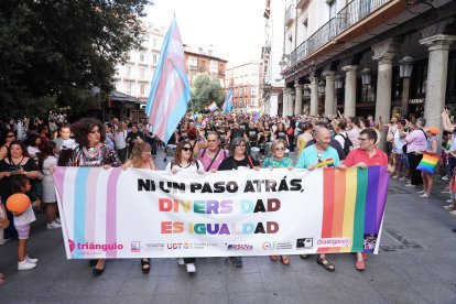 Manifestación en defensa de los derechos LGTBI+, convocada por Fundación Triángulo.-ICAL