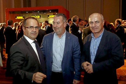 Florencio Carrera, Donaciano Dujo, José Antonio Turrado (Asaja).