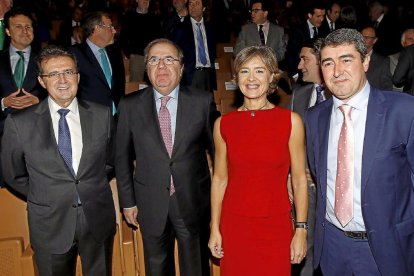 José Luis Ulibarri, Juan Vicente Herrera, Isabel García Tejerina y Pablo R. Lago.