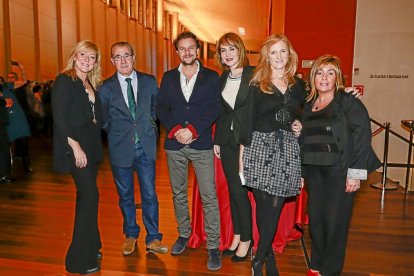 Yolanda Pellón, Luis Barcenilla, Francisco Leal, Marian Martín, Ana Frechilla y Eva Rodríguez.