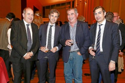 Teodoro Hernández, Jesús Acebes, Aurelio González y Trinitario Cadenas.
