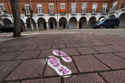'Camino escolar seguro' en la Plaza Porticada de Valladolid - J.M. LOSTAU