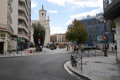 Vista de la plaza de la Libertad en la actualidad. -J.M. LOSTAU