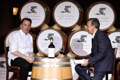 Berasategui estrena  su gastrobodega en Valladolid. J. M. LOSTAU