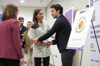 La reina Letizia preside la segunda jornada del Tour del Talento en Valladolid. J.M. LOSTAU