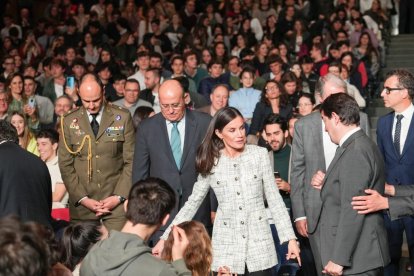 La reina Letizia preside la segunda jornada del Tour del Talento en Valladolid. J.M. LOSTAU