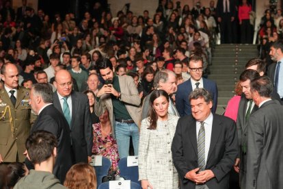 La reina Letizia preside la segunda jornada del Tour del Talento en Valladolid. J.M. LOSTAU