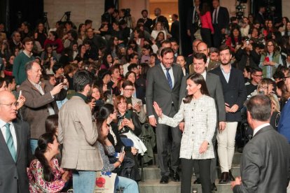 La reina Letizia preside la segunda jornada del Tour del Talento en Valladolid. J.M. LOSTAU