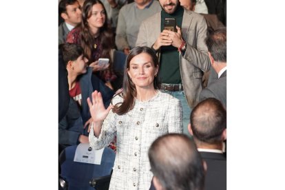 La reina Letizia preside la segunda jornada del Tour del Talento en Valladolid. ICAL