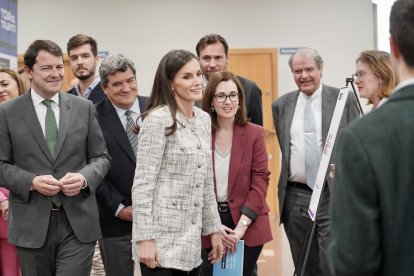 La reina Letizia preside la segunda jornada del Tour del Talento en Valladolid. ICAL