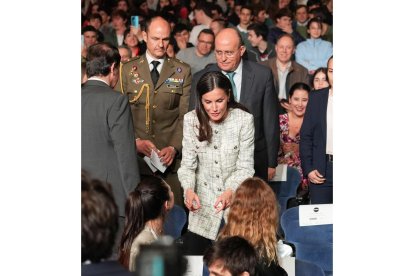La reina Letizia preside la segunda jornada del Tour del Talento en Valladolid. J.M. LOSTAU