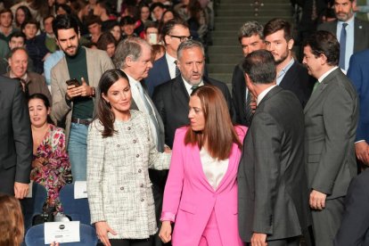 La reina Letizia preside la segunda jornada del Tour del Talento en Valladolid. J.M. LOSTAU